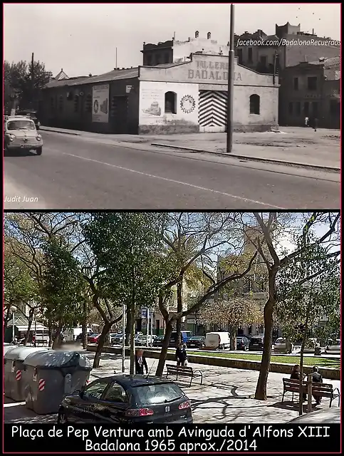 Badalona Pl. Pep Ventura Barcelona 1965