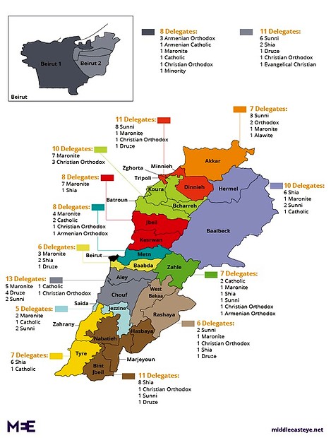 Libano-mapa-electoral