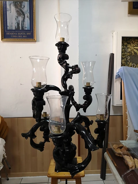 Candelabro guardabrisa Candelabro guardabrisa