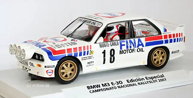 FLY BMW M3 E30 EDICION ESPECIAL CAMPEONATO NACIONAL RALLYSLOT 2007 99077 2