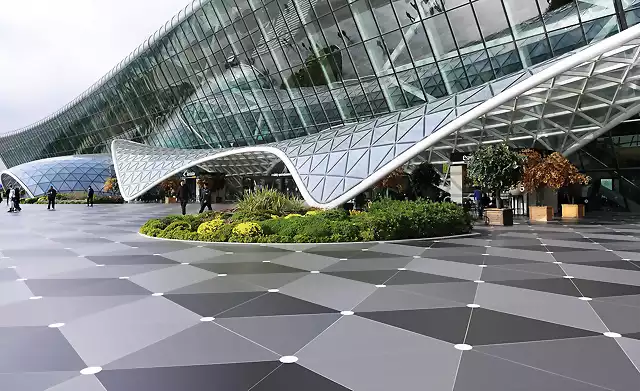 Baku Airport_Dekton_Sirius_Cosentino_Soleria Exterior