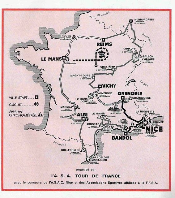 Cartell Tour Auto '71 - Montjuïch Cartell Tour Auto '71 - Montjuïch