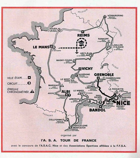 Cartell Tour Auto '71 - Montjuch