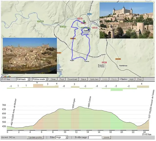 Toledo - Toledo 25 km.