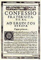 Confessio Fraternitatis Confessio Fraternitatis