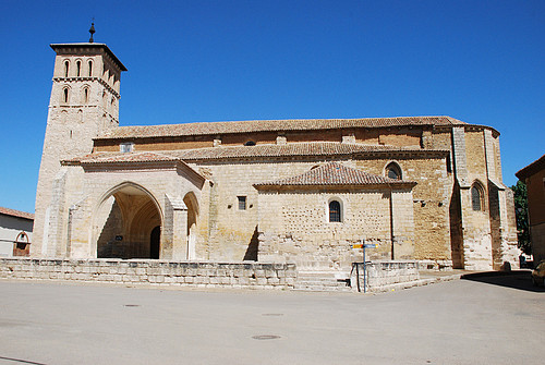 PAREDES DE NAVAS (PALENCIA) IGLESIA DE SANTA MARIA S.XVTORRE MUDEJAR