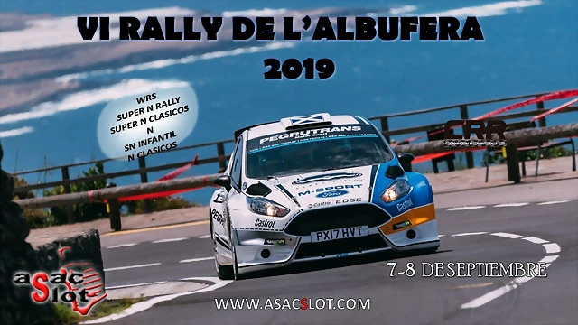 CARTEL VI RALLY DE L?ALBUFERA 2019