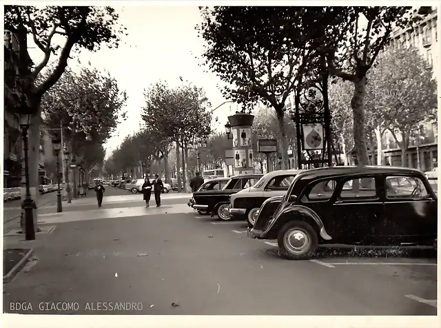 Barcelona P? de Gracia 1965