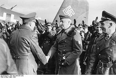 Erich von Manstein with Hitler_ Hans Baur and Wolfram von Richtofen