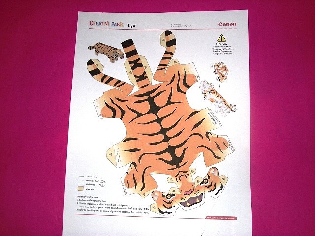 Tigre (papercraft) by Tigresa