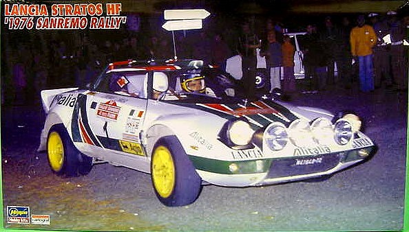 Hasegawa Lancia Stratos Alitalia San Remo '76