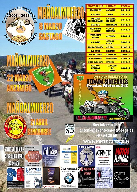 EVENTOS MARZO 2015