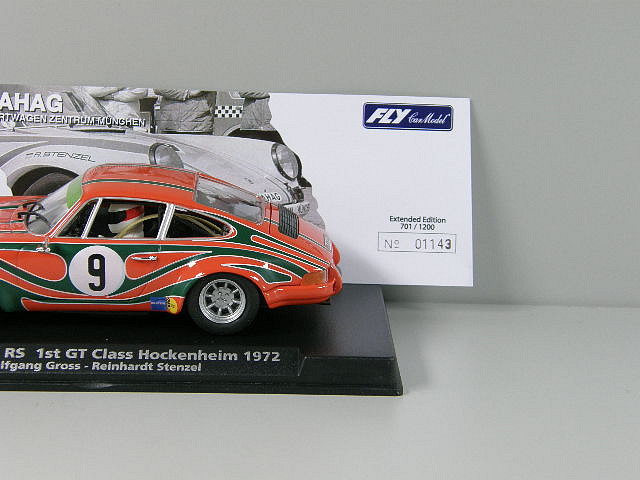 PORSCHE 911 RS 1st GT Class Hockenheim 1972 limitacion PORSCHE 911 RS 1st GT Class Hockenheim 1972 limitacion