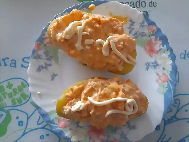 Patatas rellenas de cangrejo