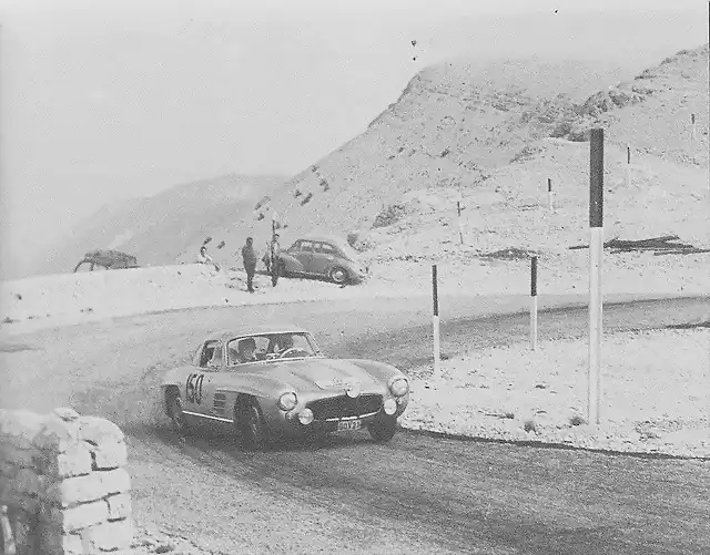 Mercedes 300 SL - TdF'56 - Willy Mairesse - Willy Genin B