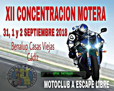 XII CONCENTRACION MOTERA BENALUP A ESCAPE LIBRE XII CONCENTRACION MOTERA BENALUP A ESCAPE LIBRE