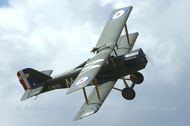 SE-5A Replica C9533 G-BUWE flown by Peter Davis Rougham Airshow 2004