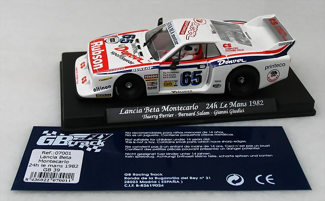 N?516 LANCIA BETA MONTECARLO 24h. Le Mans 1982 Ref. GB39-07001 N?516 LANCIA BETA MONTECARLO 24h. Le Mans 1982 Ref. GB39-07001