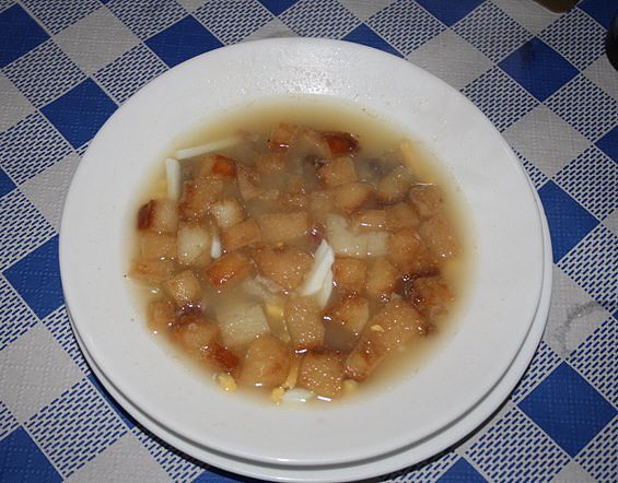 Sopa de picadillo Sopa de picadillo
