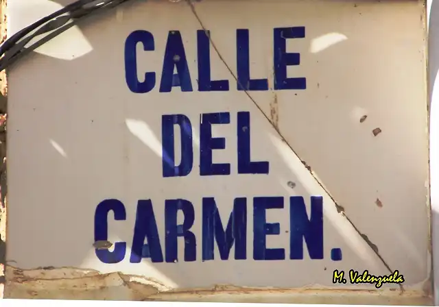 05, calle del Carmen, marca