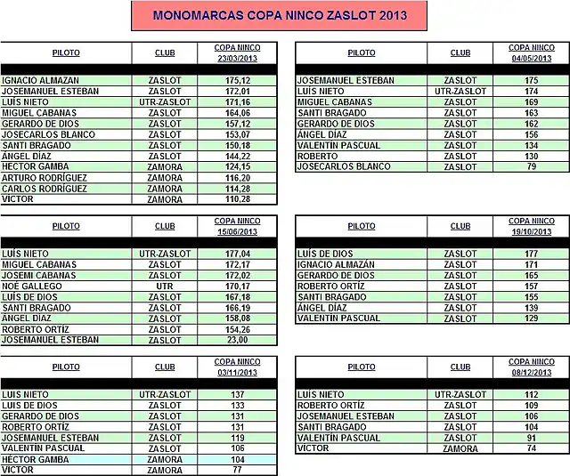 MONOMARCAS ZASLOT 2013-1