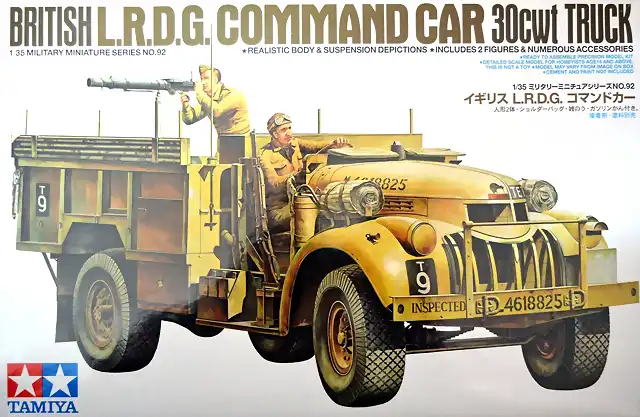 Tamiya - Long Range Desert Group Patrol Car - 1-35