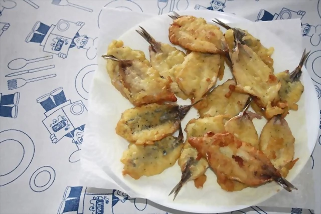 Boquerones rebozados