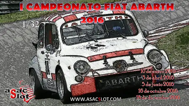 CARTEL COPA ABARTH 2016