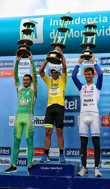 Podium Vuelta Uruguay