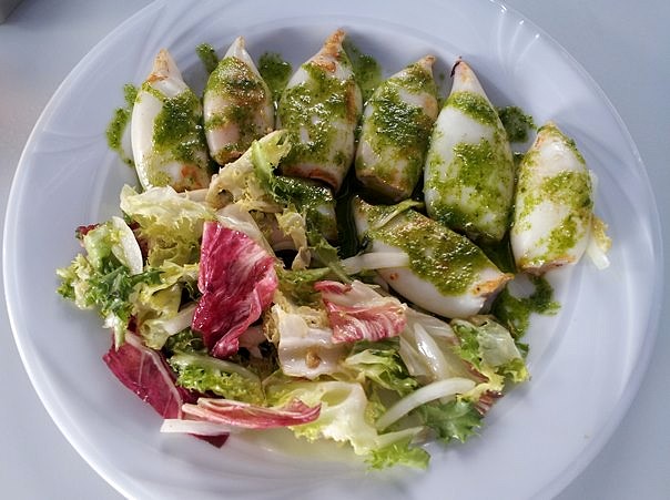 Chipirones en salsa verde Chipirones en salsa verde
