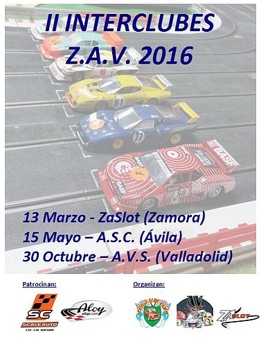 Cartel II Interclubes Z.A.V. 2016