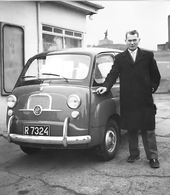 Reykjav?k -  Gewinner eines Fiat Multipla, Island, 1959