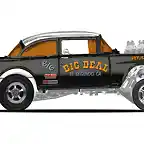 Favorites 32. '55 Chevy Bel Air Gasser