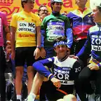 Perico-Vuelta1985-Podio-Laguia-Parra-Camarillo-Durant