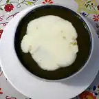 Crema de alcachofas con nata
