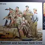 Master Box - Rommel and German Tank Crew - 1-35