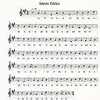 lectutra music al adeste fidles