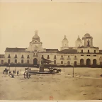 La Posta y la Prision en Plaza de Armas 1860