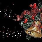 campanas y feliz navidad