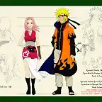 Sakura y Naruto grandes