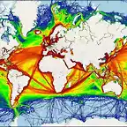 World Map of Shipping Traffic