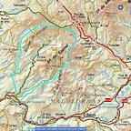 Mapa del Caurel