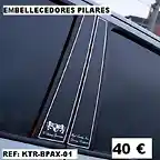 embellecedor pilar negro.KTR-BPAX-01