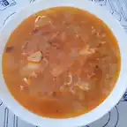Sopa de ajo al pimentn