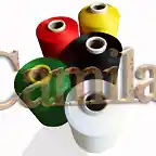 Filamentos de poliéster texturizado colores