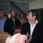 Aplausos tras mi discurso moralizante.