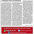 CUIDADO CON LAS PISCINAS