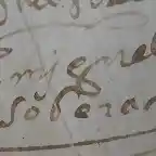 1557 FIRMA DE MIGUEL SOBERADO, CURA