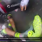 contador, segunda caida en el tour