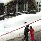 Nieve en Ushuaia, Tierra del Fuego, Patagonia